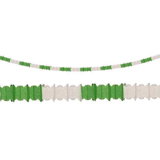 Beistle 14.5ft. Green & White Ceiling Drops, 4ct.
